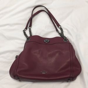 Authentic Coach Over the Shoulder Bag